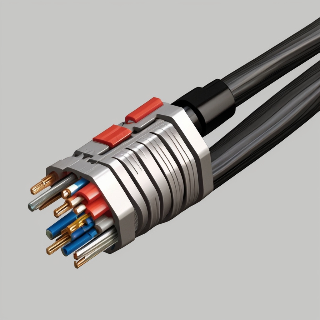 کابل زوج به هم تابیده (Twisted Pair Cable) کابل قدرت (Power Cable) کابل سیگنال (Signal Cable) کابل سیگنال (Signal Cable)